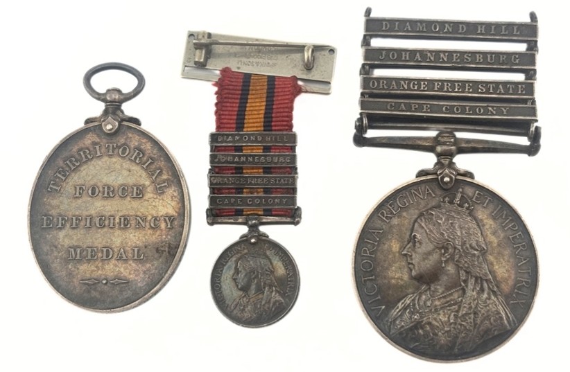 RARE BOER WAR MEDALS RETURNED TO FAMILY OWNERSHIP