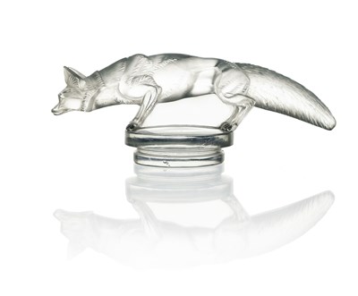 Lot 9 - Rene Lalique, a Renard glass car mascot, model...