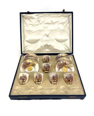 Lot 916 - James Stinton for Royal Worcester, a pheasant...