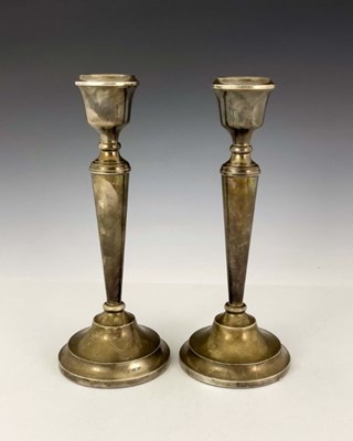 Lot 17 - A large pair of Elizabeth II silver...
