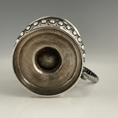 Lot 35 - A George III silver mug, in the Regency style,...