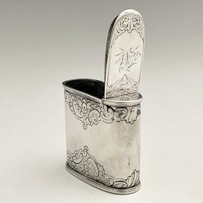 Lot 211 - A Scottish eighteenth century silver upright...