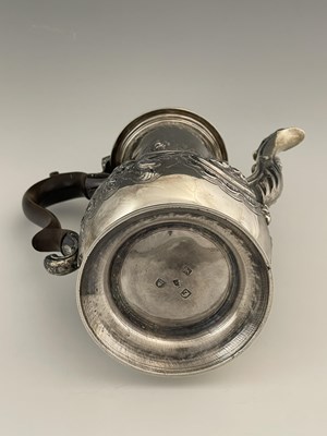 Lot 73 - An early George III silver coffee pot, of...
