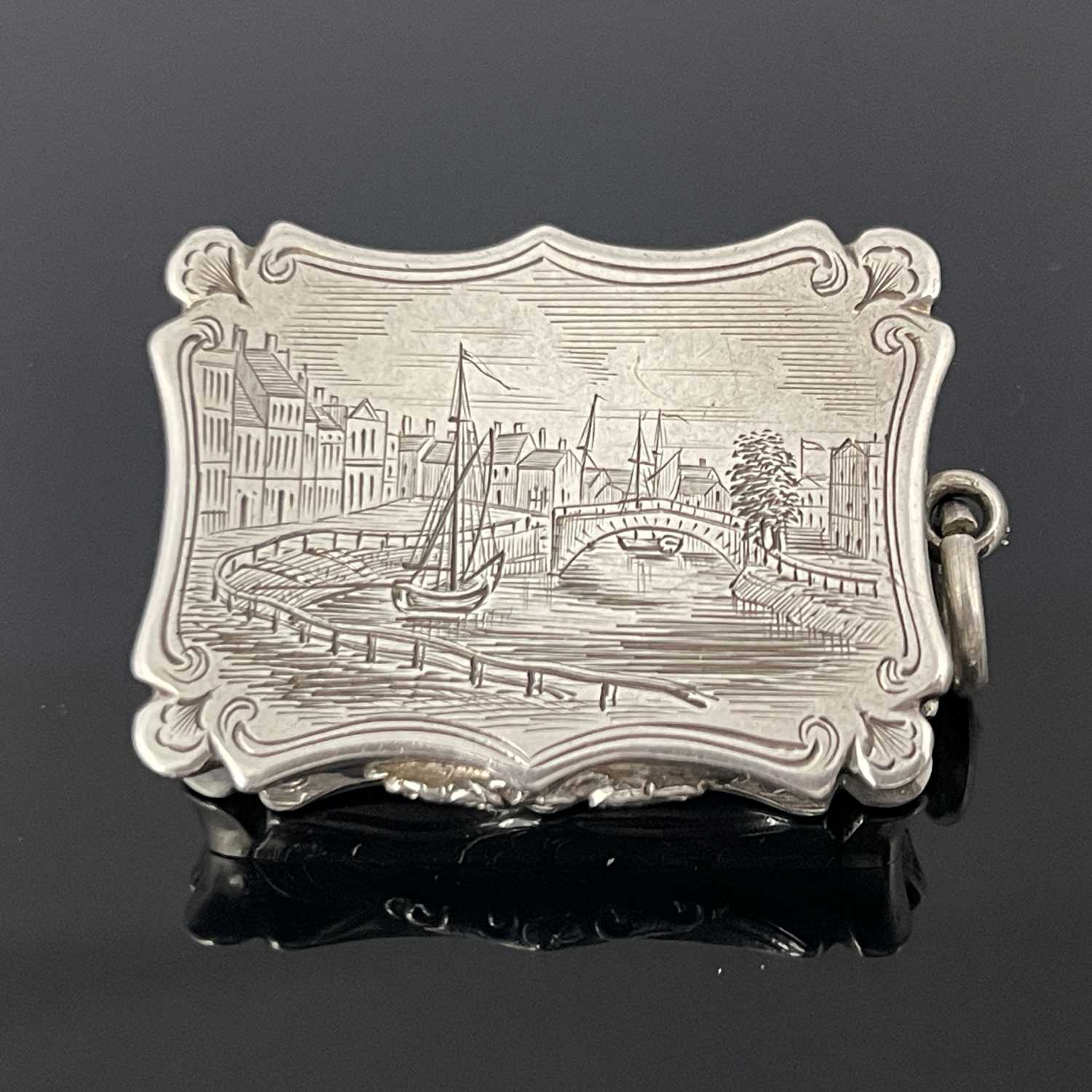 Lot 81 - Norwich interest. A Victorian silver castle...