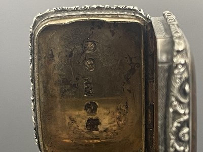 Lot 91 - Nathaniel Mills. A William IV silver and agate...