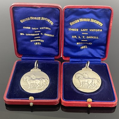 Lot 150 - Shire Horse Society. 
Two George V silver...