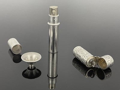 Lot 203 - A Victorian aesthetic style silver scent...