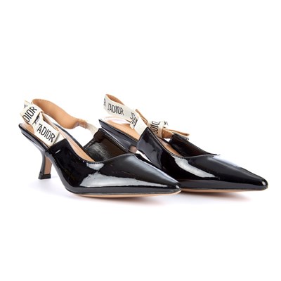 Lot 79 - Christian Dior, a pair of J'Adoir slingback...