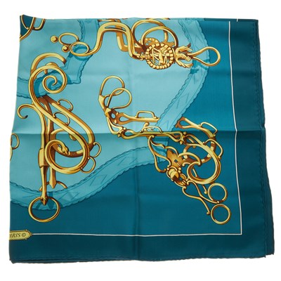 Lot 182 - Hermes, a Profile Seller silk scarf, designed...