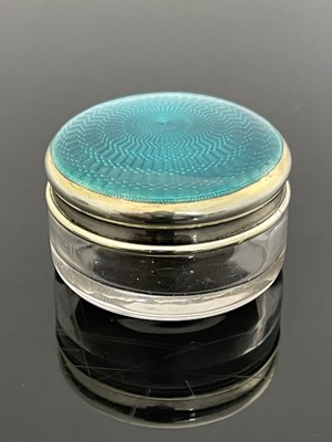 Lot 35 - A George V silver gilt and enamelled box, W G...