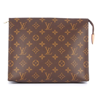 Lot 222 - Louis Vuitton, a monogram cosmetics pouch,...