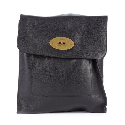Lot 290 - Mulberry, a black Antony messenger handbag,...