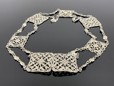 Lot 36 - A Victorian silver nurse belt, Lawrence...