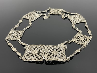 Lot 36 - A Victorian silver nurse belt, Lawrence...