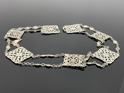 Lot 36 - A Victorian silver nurse belt, Lawrence...