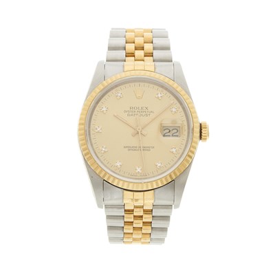 Lot 456 - Rolex, a stainless steel and 18ct gold Oyster...