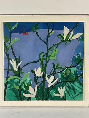 Lot 400 - Philip Sutton R.A. (British, 1928), a seascape...