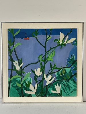 Lot 400 - Philip Sutton R.A. (British, 1928), a seascape...