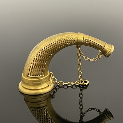 Lot 92 - A Victorian silver gilt novelty combination...