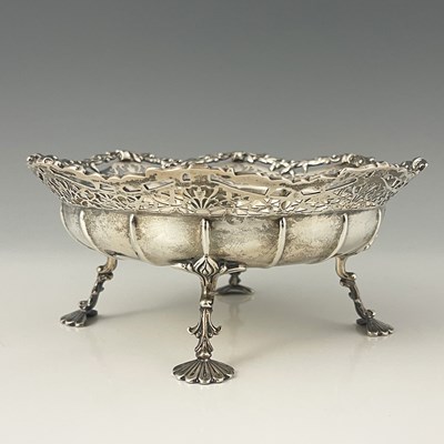 Lot 49 - A George V silver comport or standing fruit...