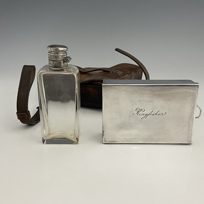 Lot 2 - A twentieth-century electroplated travelling...