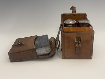 Lot 3 - A twentieth-century electroplated travelling...