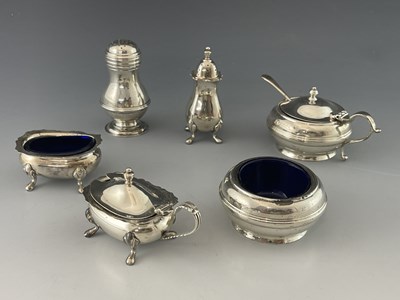 Lot 48 - Two Elizabeth II silver cruets, C J Vander,...