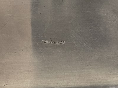 Lot 60 - An Edwardian silver triple stamp box, of...