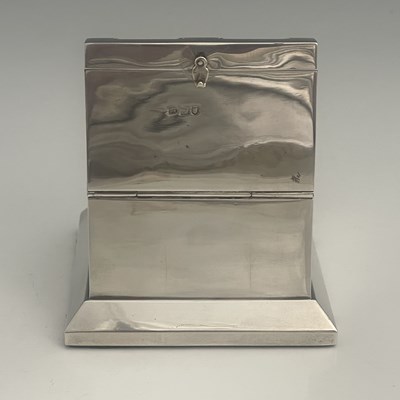 Lot 61 - An Edwardian silver combination dual stamp...