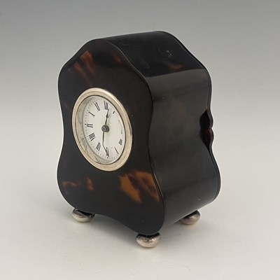 Lot 62 - A George V silver-mounted tortoiseshell...