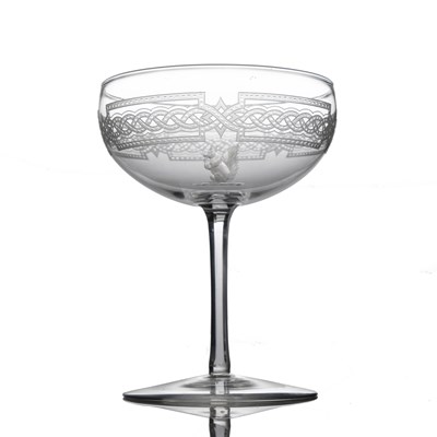 Lot 553 - Thomas Webb, an Edwardian crest engraved and...