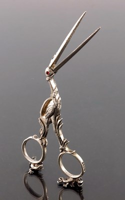 Lot 43 - A pair of Victorian Continental cast silver...