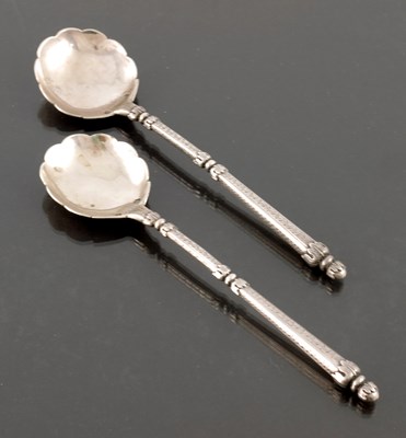 Lot 44 - A pair of French silver fruit or preserve...