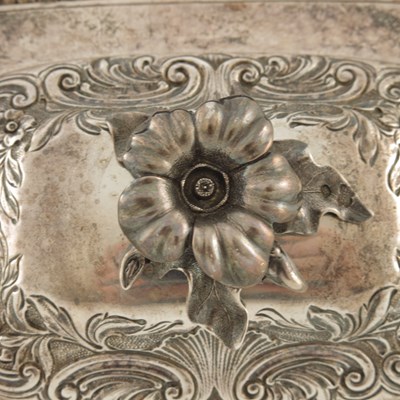 Lot 63 - A William IV silver sugar box, Edward, Edward,...