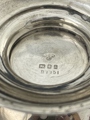 Lot 57 - A George V silver sugar caster, Charles and...