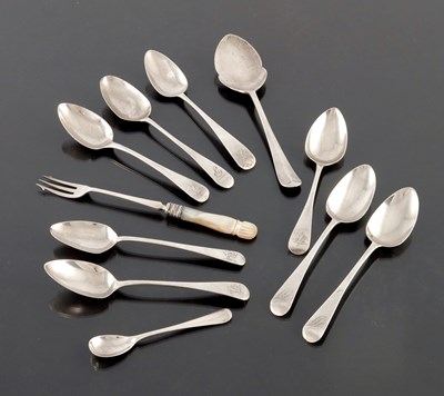 Lot 70 - A collection of George III and later silver...