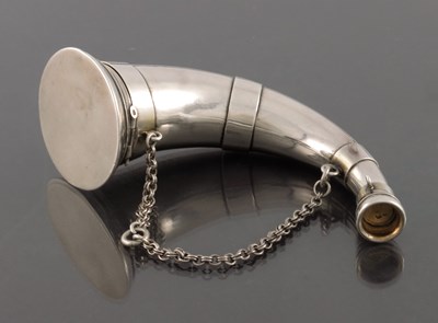 Lot 100 - A Victorian novelty silver combination...