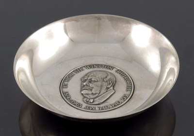 Lot 139 - An Elizabeth II silver commemorative dish for...