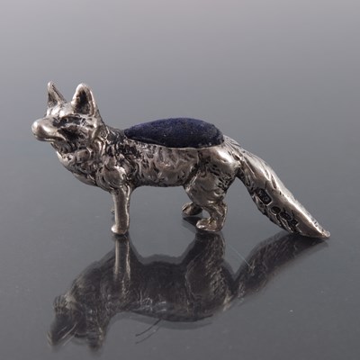 Lot 161 - An Edwardian novelty Continental silver pin...