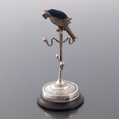 Lot 195 - An Edwardian novelty silver ring tree pin...