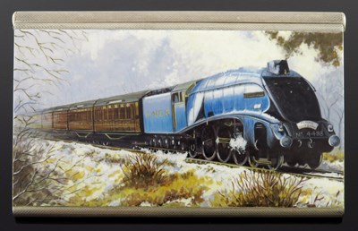 Lot 206 - A George VI silver pocket cigarette case,...