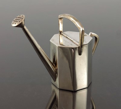 Lot 213 - A Victorian silver novelty pepper pot, Thomas...