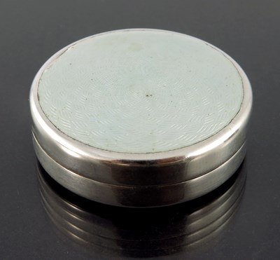 Lot 233 - A silver and enamelled box, Kosca, circa 1950s,...