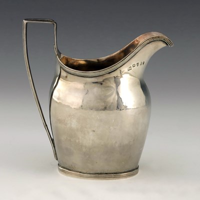 Lot 252 - A George III silver cream jug, Crispin Fuller...