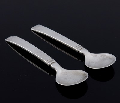 Lot 287 - Just Andersen for Georg Jensen, a pair of...