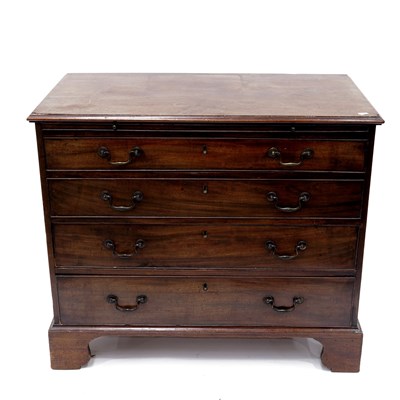 Lot 349 - A George III mahogany chest of drawers, circa...