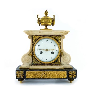 Lot 387 - A 19th Century bracket clock, of Empire design...