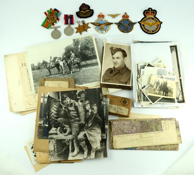 Lot 391 - World War Two RAF Officer's medal group and...