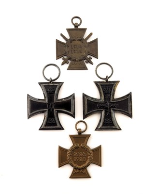 Lot 397 - Two World War One Imperial German Iron Crosses...
