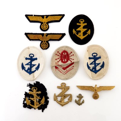 Lot 406 - Four World War Two German Kriegsmarine NCO...